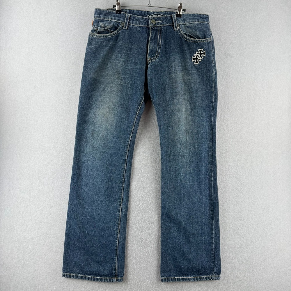 Robins Jeans Mens Fits 36x33 Bootcut Y2K Made in USA Wing Pockets